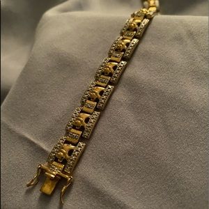 Bracelet with elephant design.